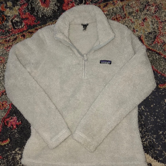 quarter zip fuzzy jacket